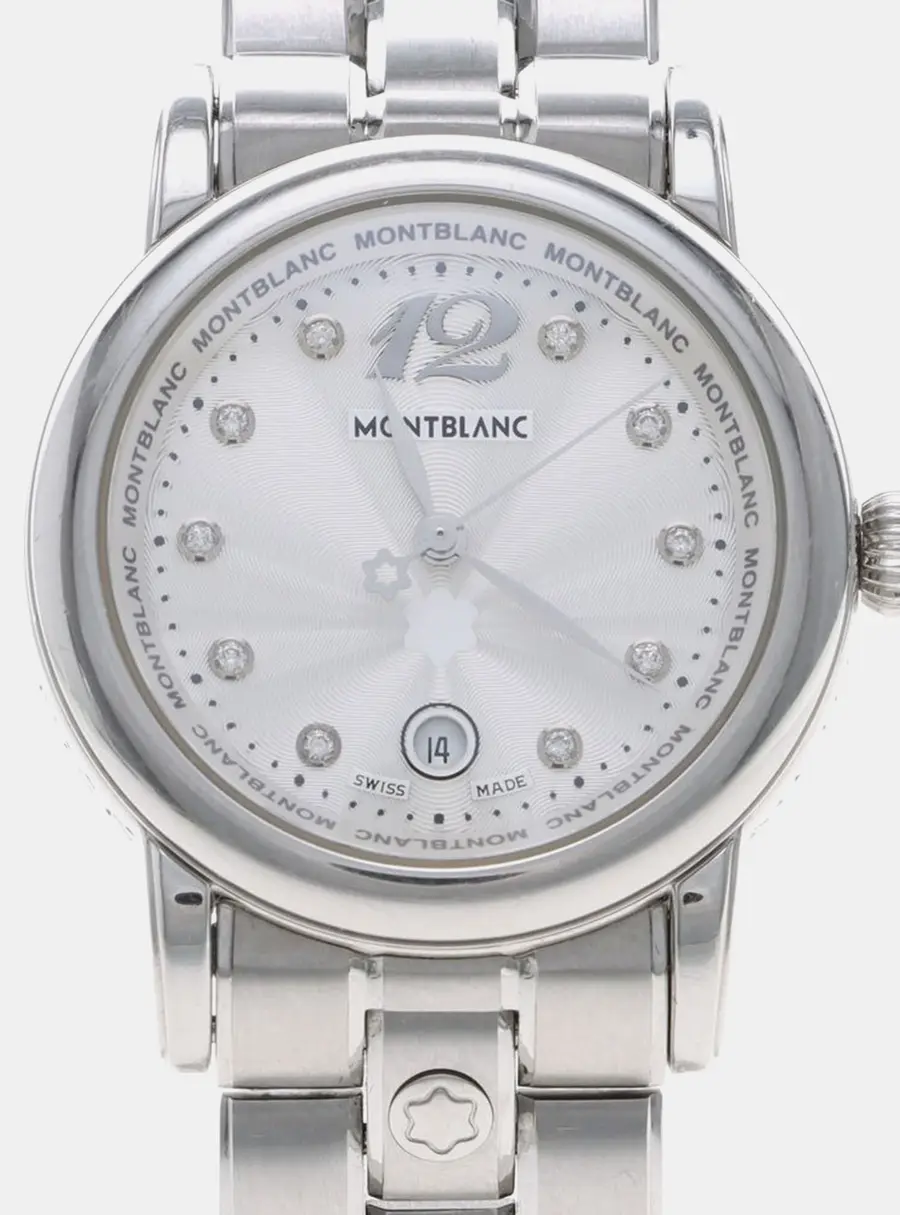 Montblanc Star 35884 Quartz Silver Stainless Steel Women's Wristwatch 32 mm