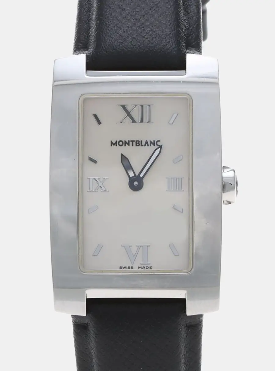Montblanc Profile 7077 Automatic White Stainless Steel Men's Wristwatch 35mm