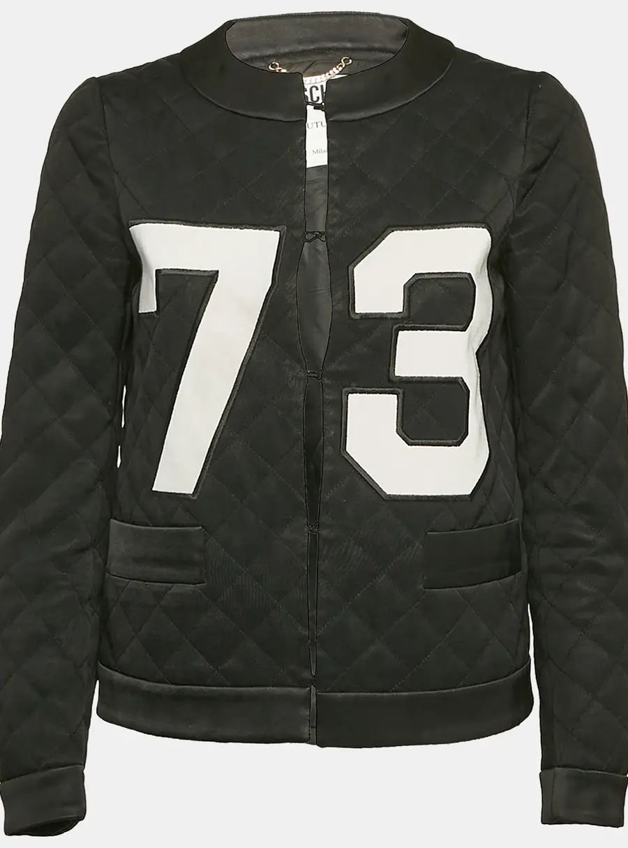 Moschino Couture Black Quilted Synthetic Jacket S
