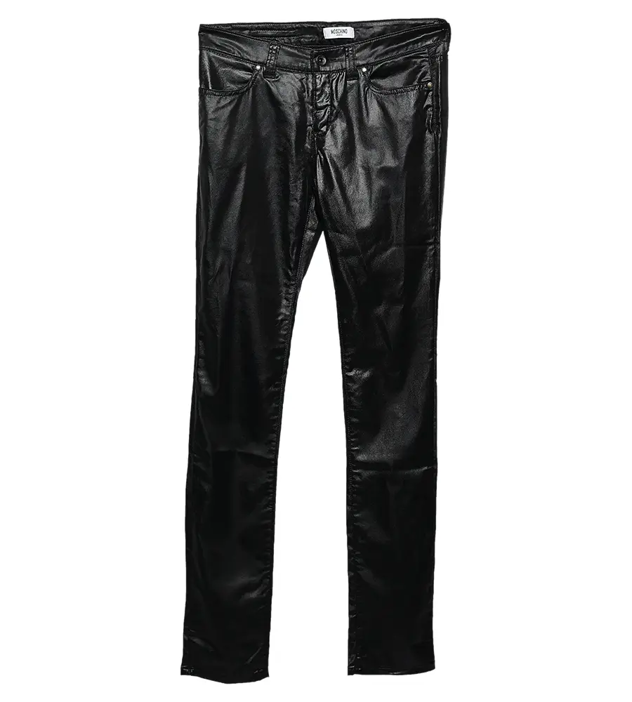 Moschino Jeans Black Synthetic Pants S