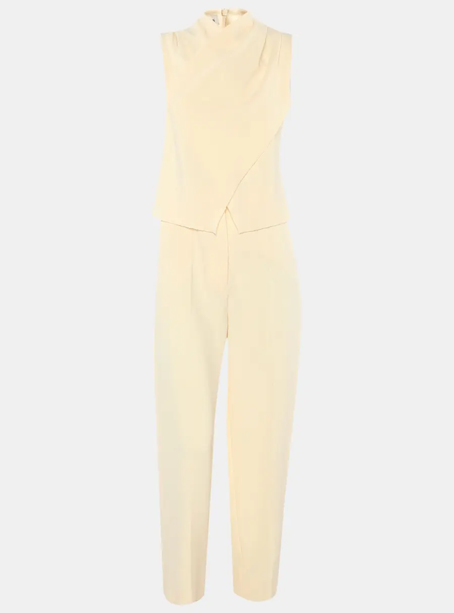 Nanushka Cream Jersey Top and Trouser Set XS