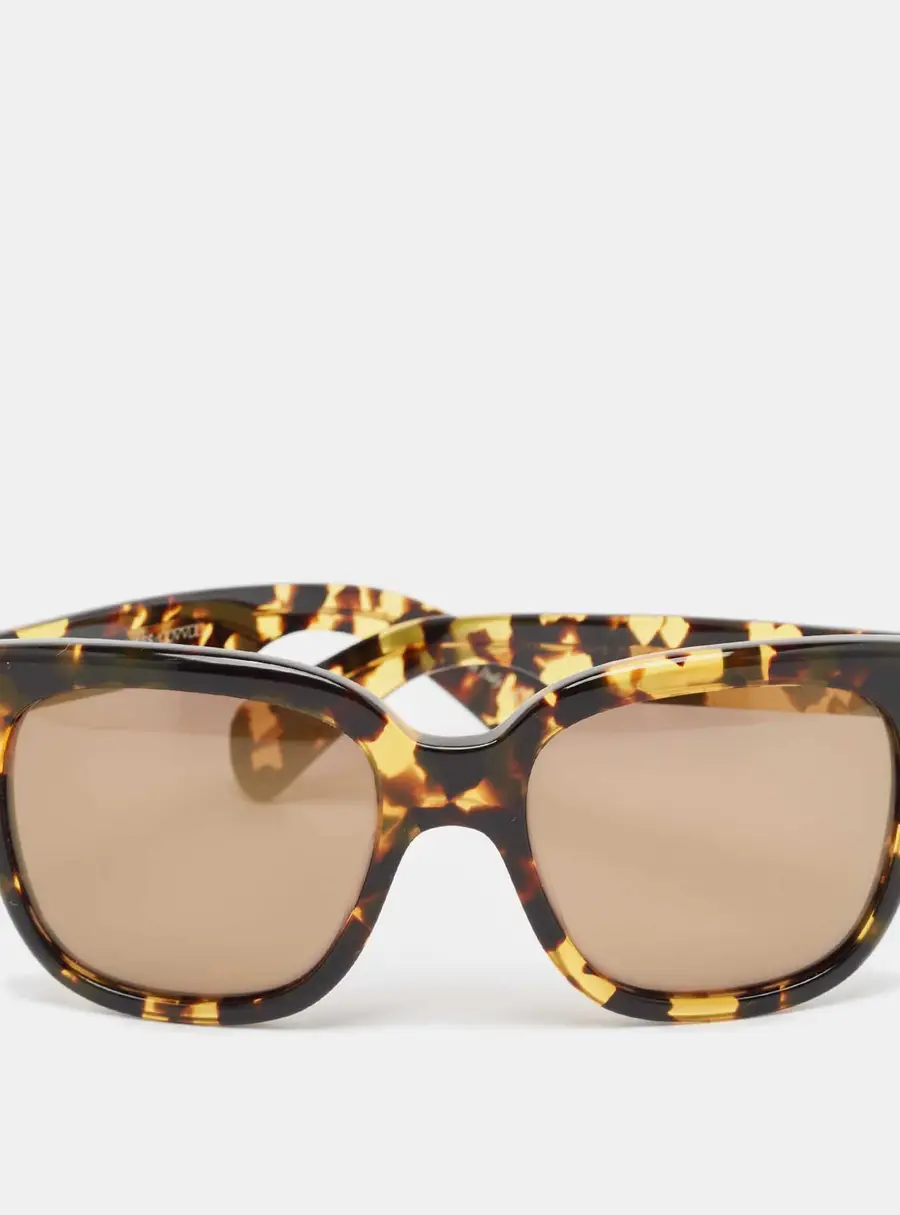 Oliver Peoples Brown Tortoise Brinley Square Sunglasses