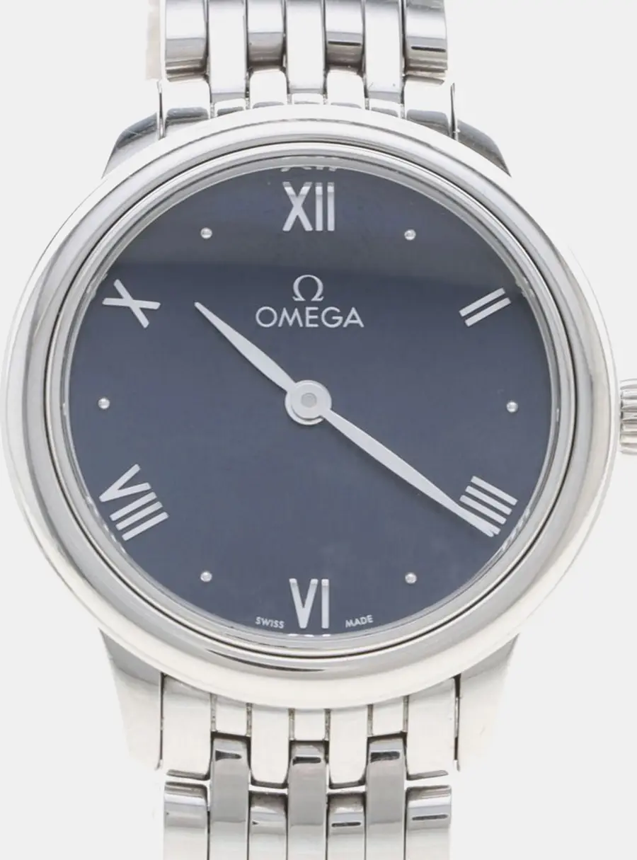 Omega De Ville Prestige 434.10.28 Stainless Steel Quartz Women Wristwatch 27.5mm