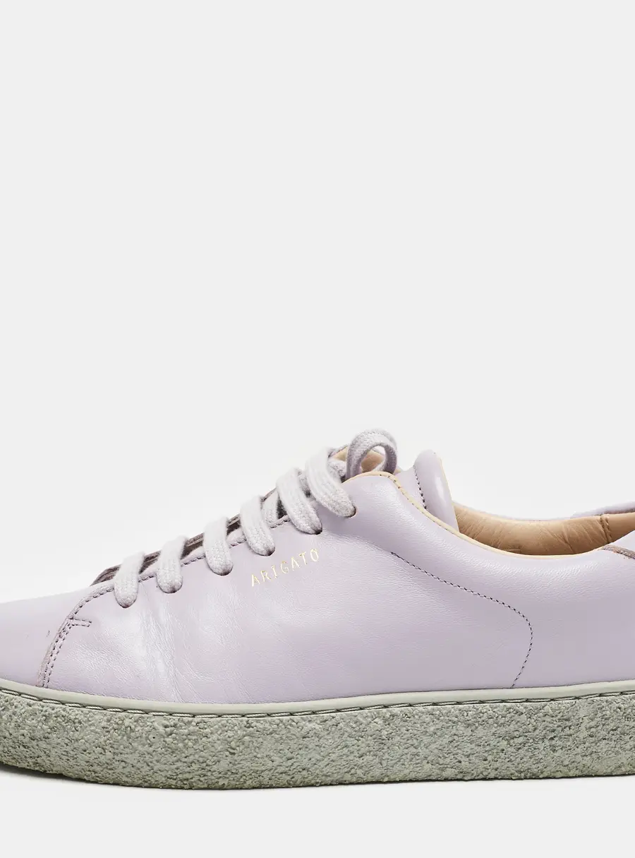 Axel Arigato Purple Leather Lace Up Sneakers Size 39