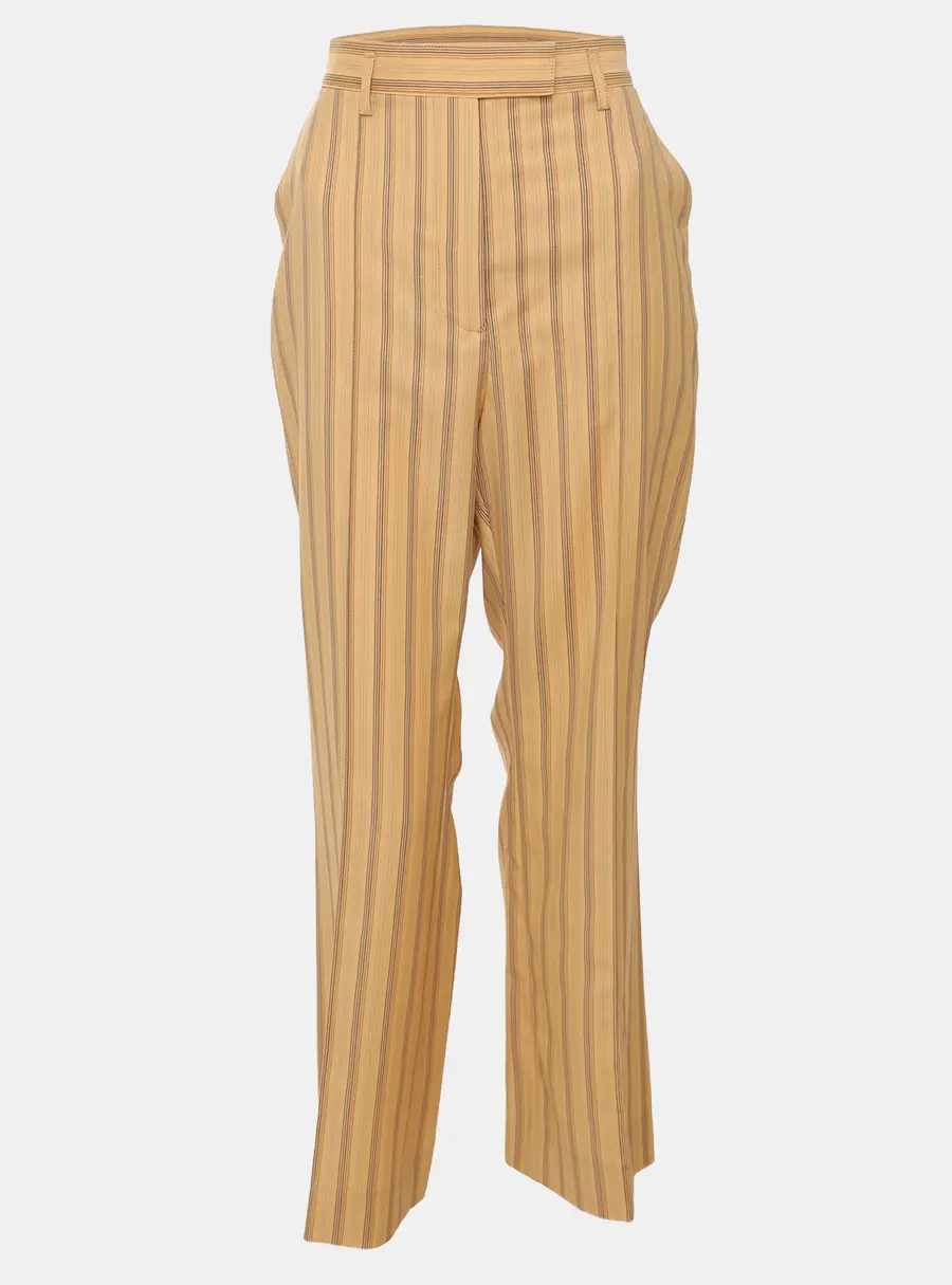 Acne Studios Stripe Wool Wide Leg Pants M