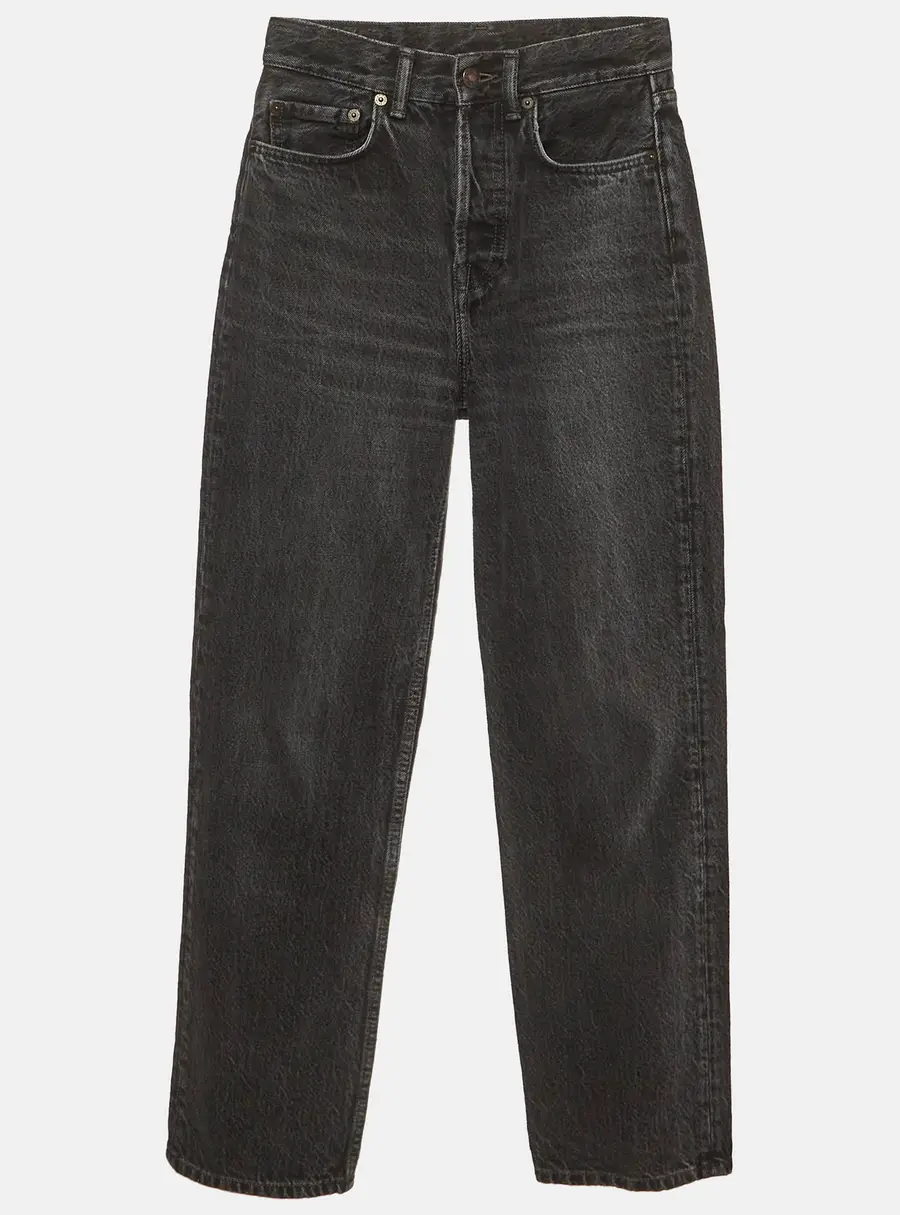 Acne Studios Black Denim High Waist Jeans XS