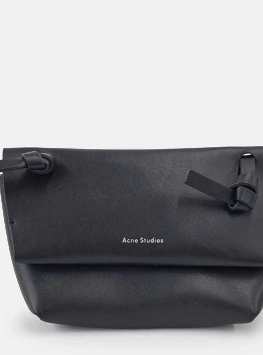Acne Studios Black Leather Alexandria Mini Crossbody Bag