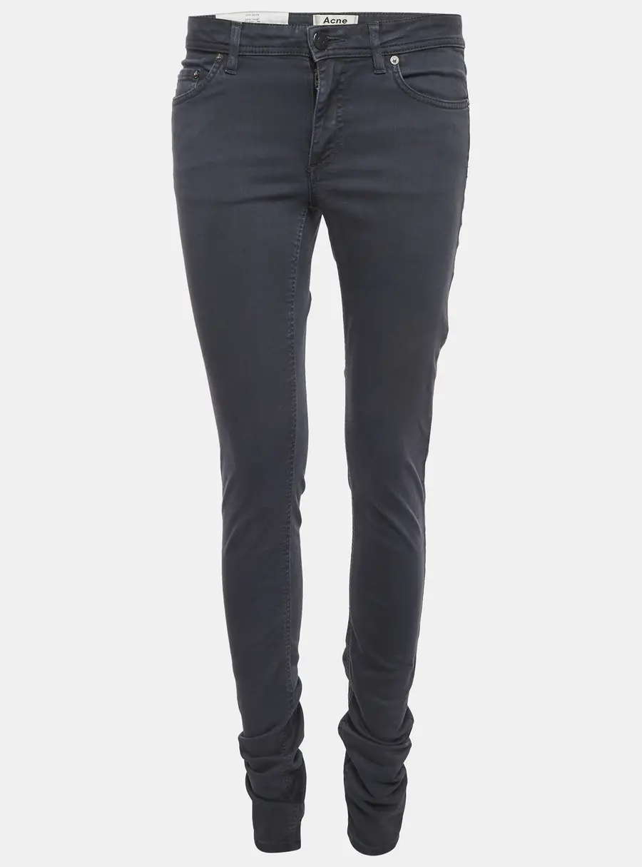 Acne Studios Grey Denim Skinny Low Lucy Jeans S/Waist 27"
