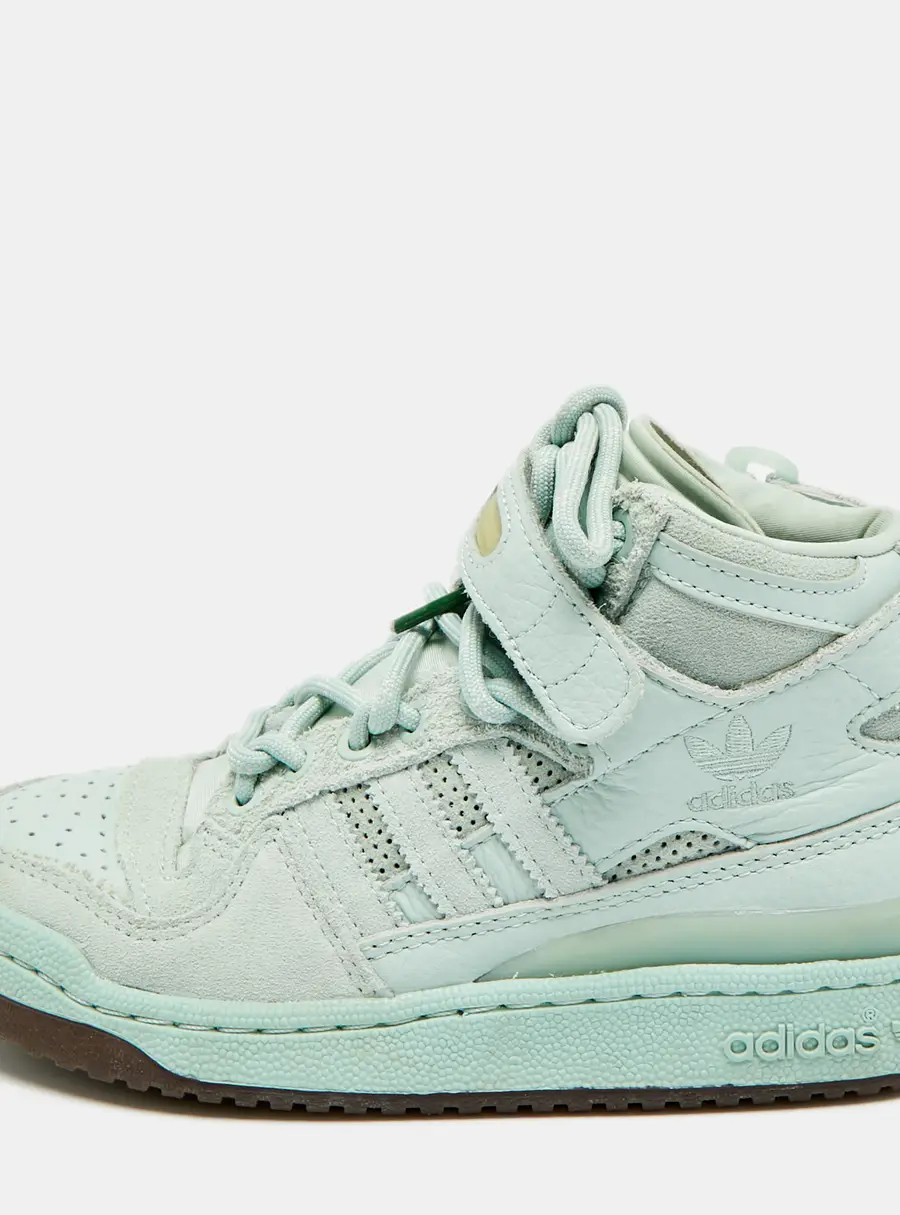 Adidas x Ivy Park Forum Green Tint Size 36 Green Leather and Suede Mid Top Sneakers