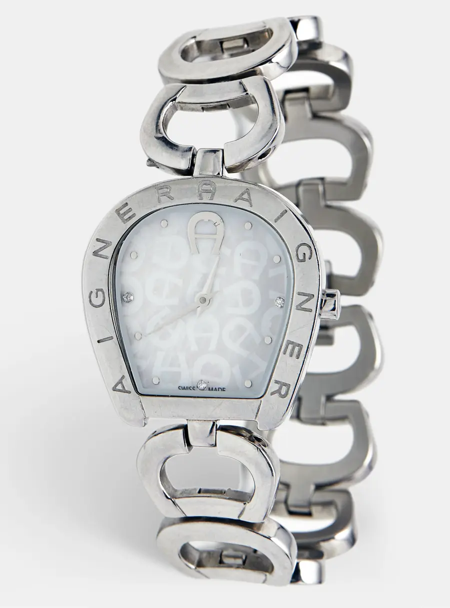 Aigner Latina A47600 Mother of Pearl Dial Stainless Steel Women's Wristwatch 27 mm