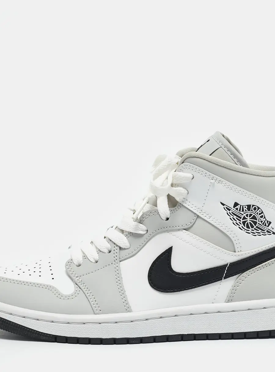 Air Jordans Multicolor Leather Air Jordan 1 Mid Top Sneakers Size 38