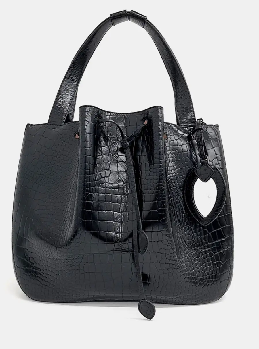 Alaia Black Patent Leather Bag