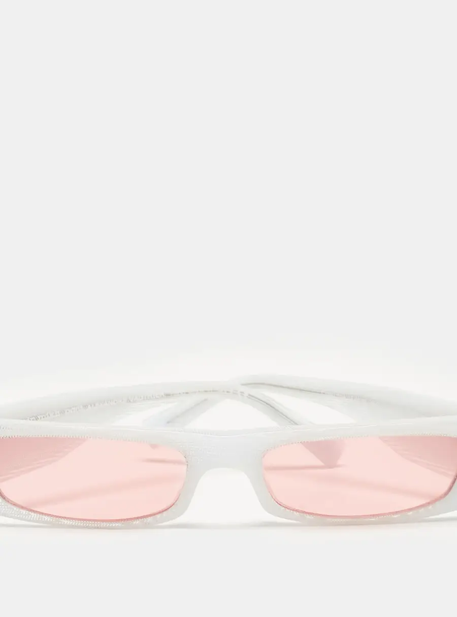 Alain Mikli x Alexandre Vauthier White/Pink A05039 Edwidge Rectangle sunglasses