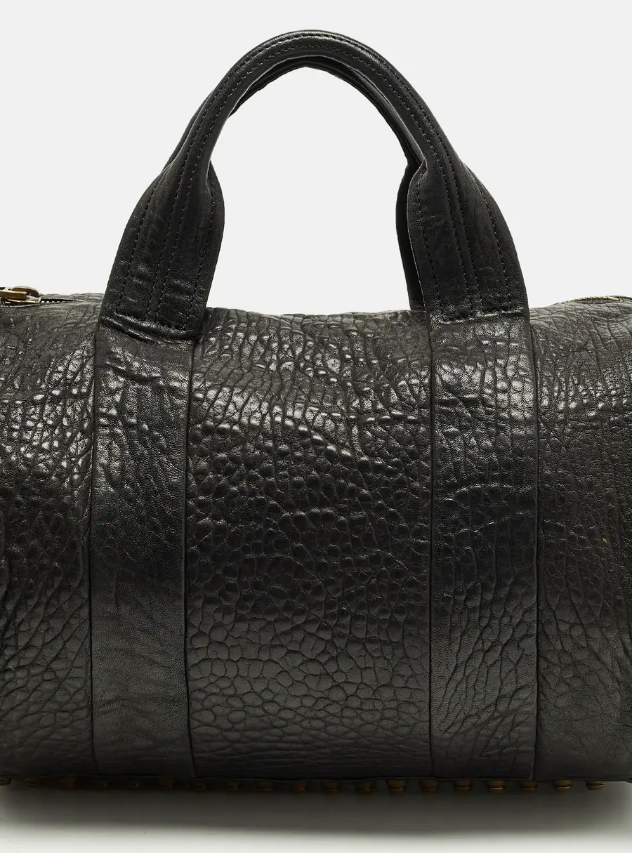 Alexander Wang Rocco Black Leather Satchel