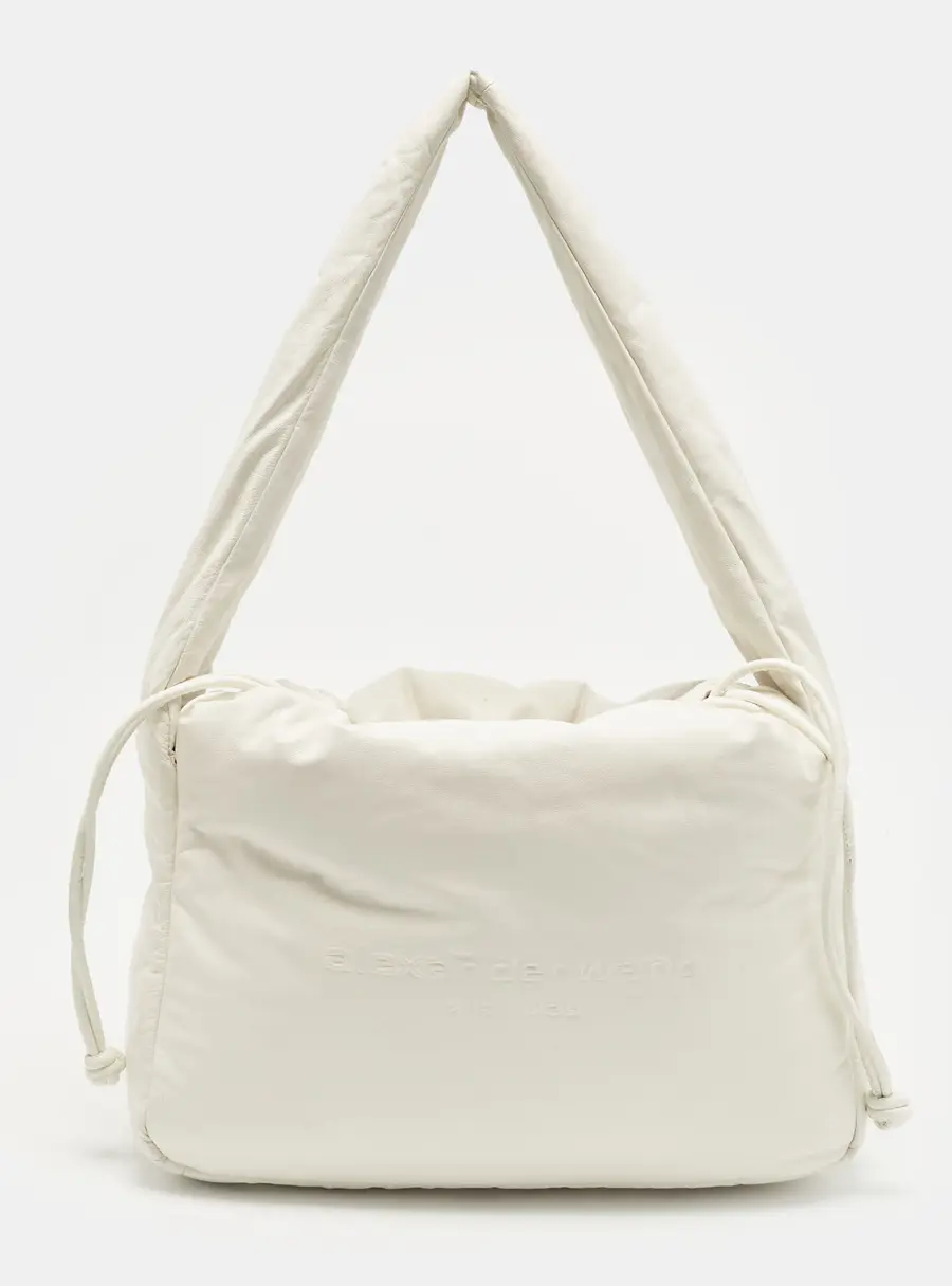 Alexander Wang Ryan Large White Leather Shoulder Bag