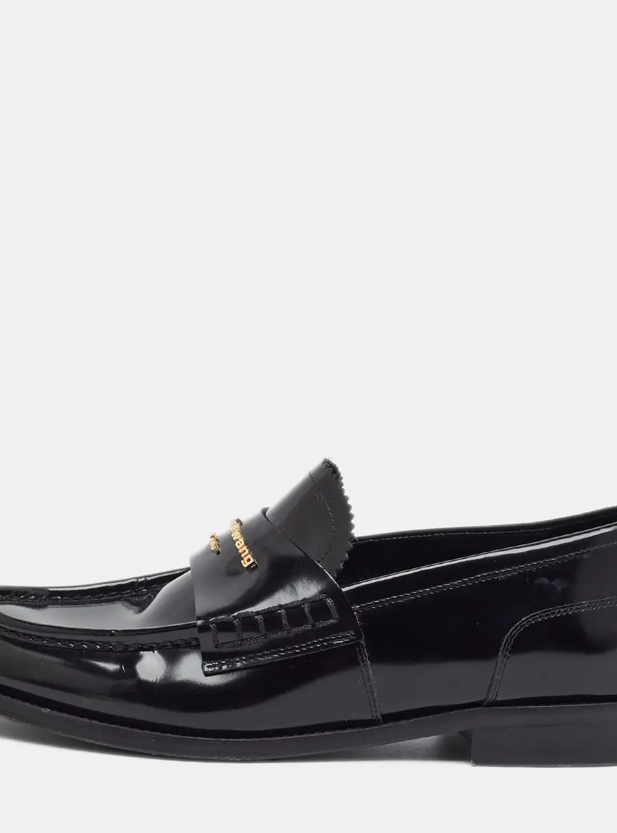 Alexander Wang Carter Size 40 Black Patent Leather Loafers