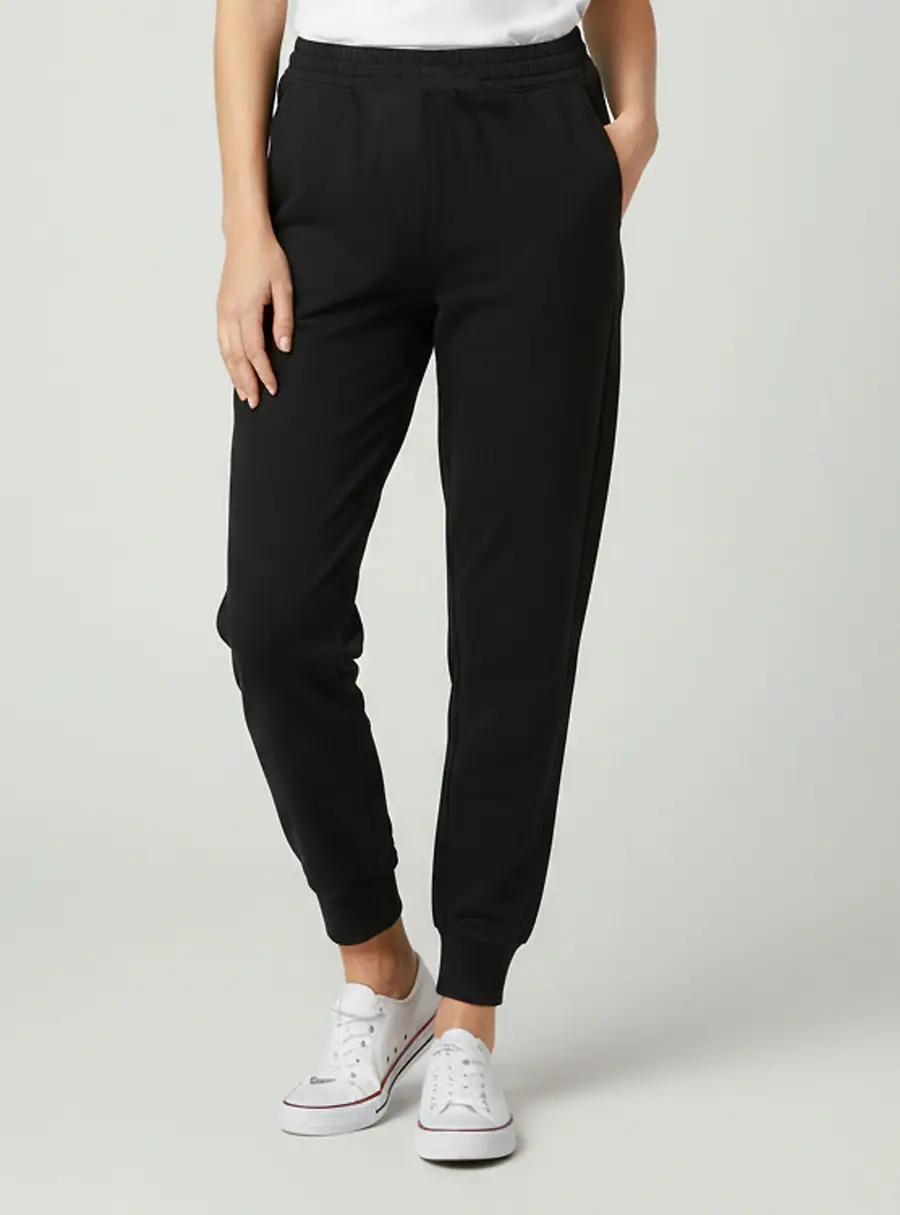 Alexander McQueen Black Logo Graphic Cotton Knit Sweatpants S