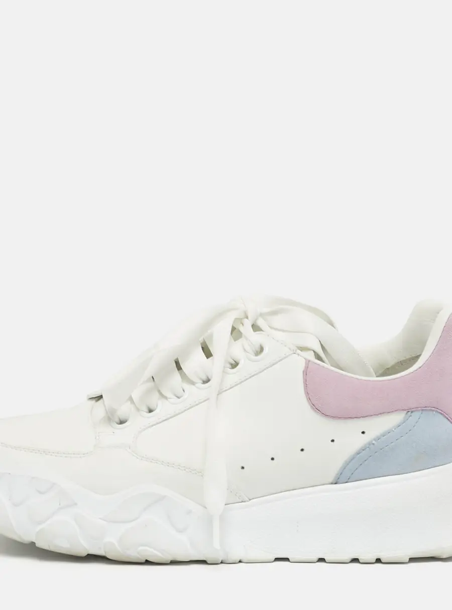 Alexander McQueen Court Size 36 White Leather Low Top Sneakers