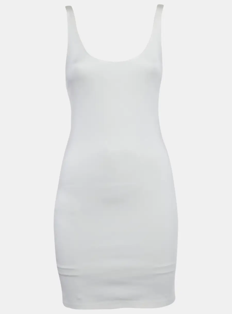 Alice + Olivia Off White Jersey James Mini Dress XS
