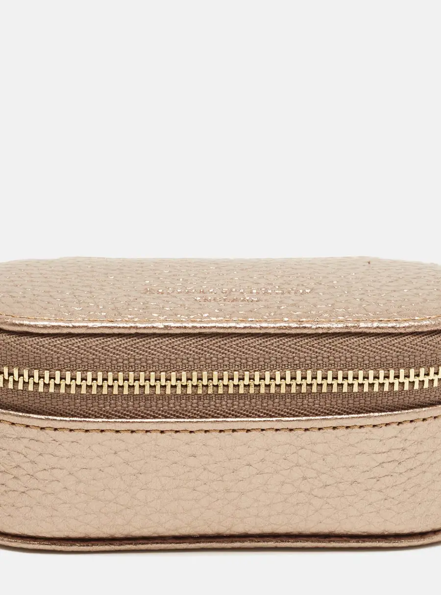 Aspinal Of London Tidy All Gold Leather Case