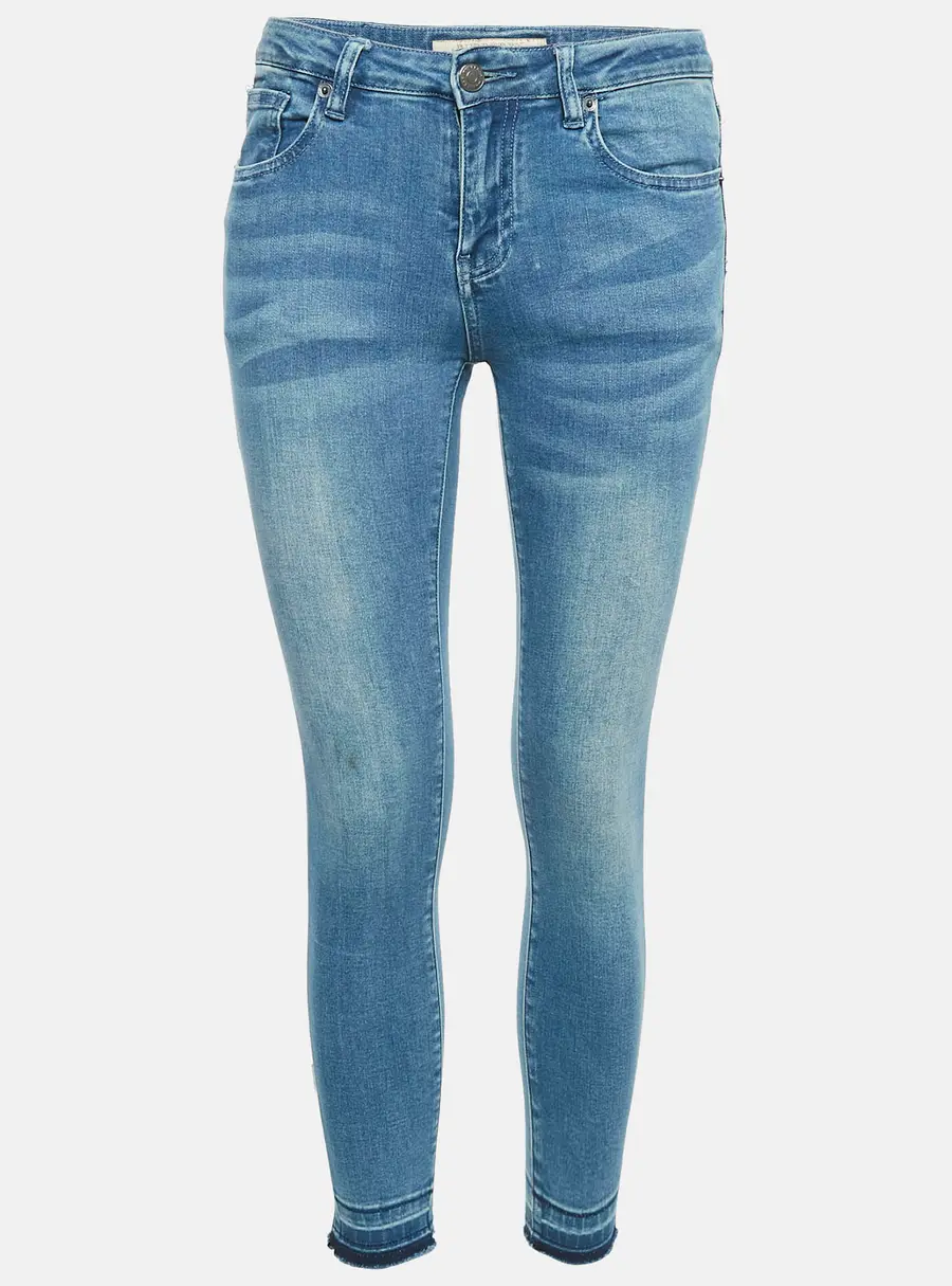 Burberry Brit Blue Faded Denim Skinny Jeans S Waist 26"