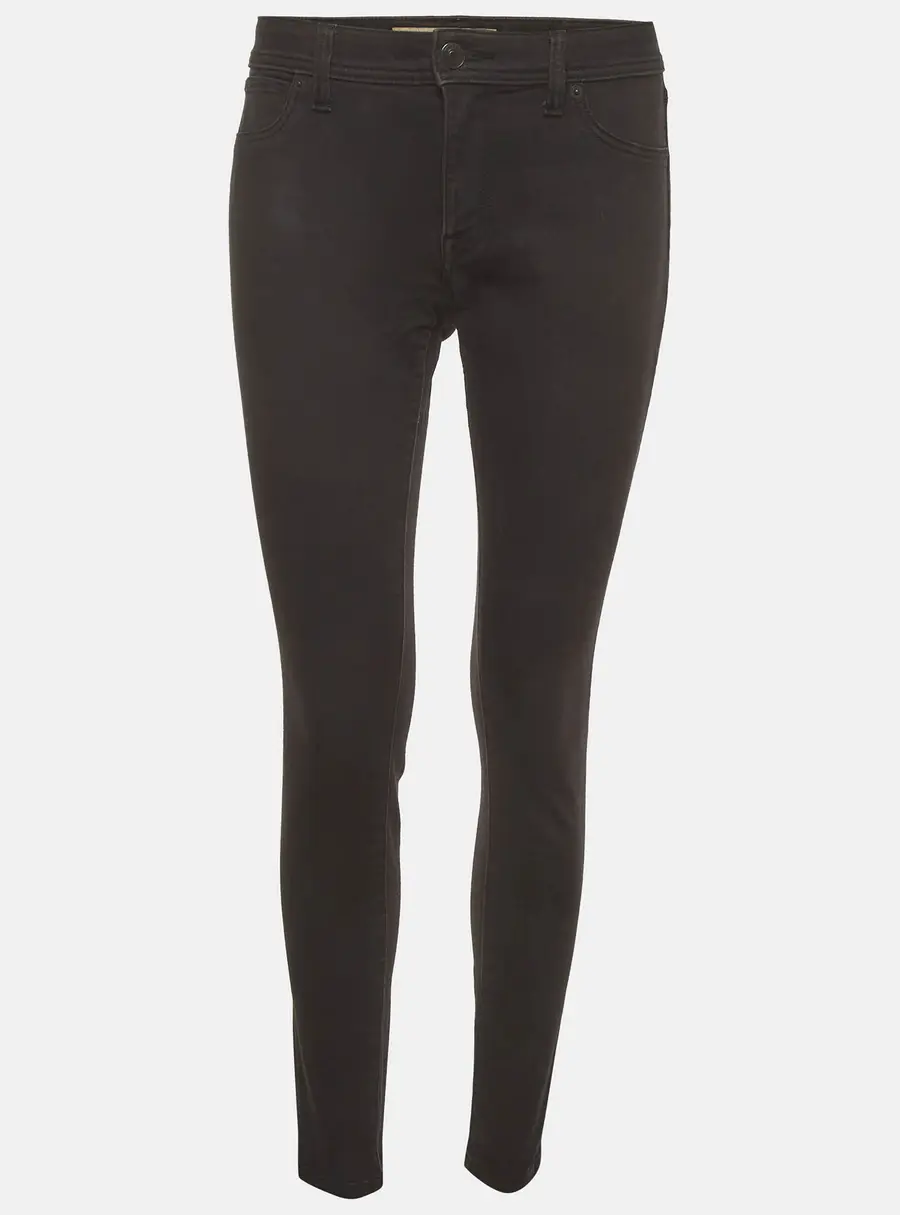 Burberry Brit Black Denim Skinny Low-Rise Jeans M/Waist 32"