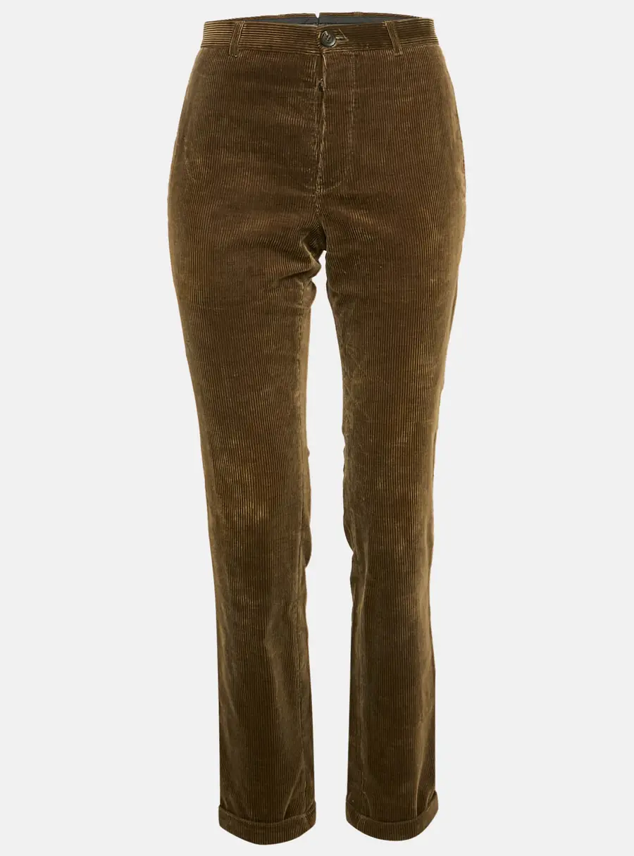 Burberry Prorsum Khaki Green Corduroy Pants M