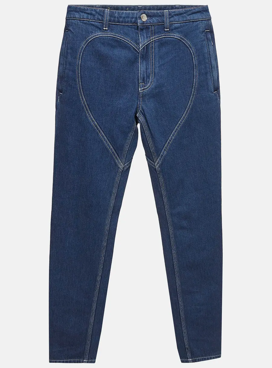 Burberry Blue Denim Skinny Mid-Rise Jeans S Waist 26"