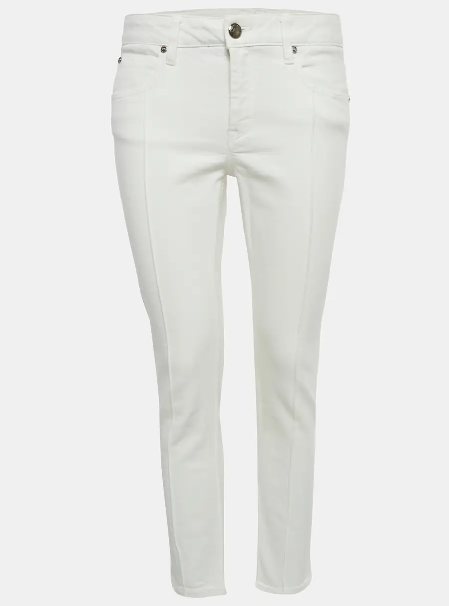 Burberry White Denim Micklesfield Skinny Leg Jeans M/Waist 29"