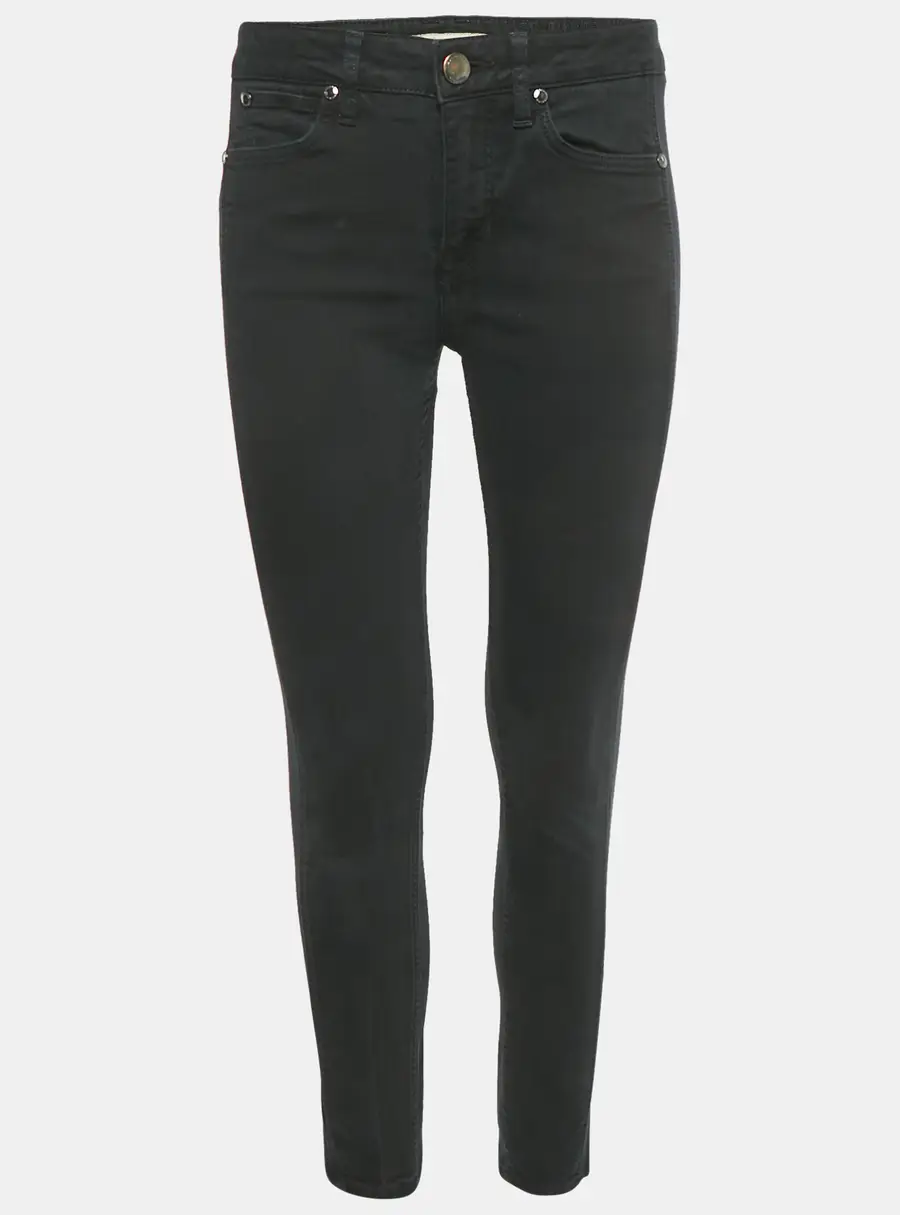 Burberry Black Denim and Jersey Skinny Jeans M/Waist 28"