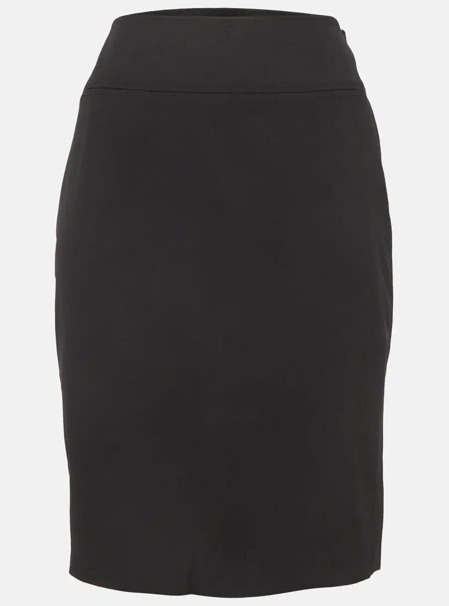 Burberry Black Wool Pencil Skirt M