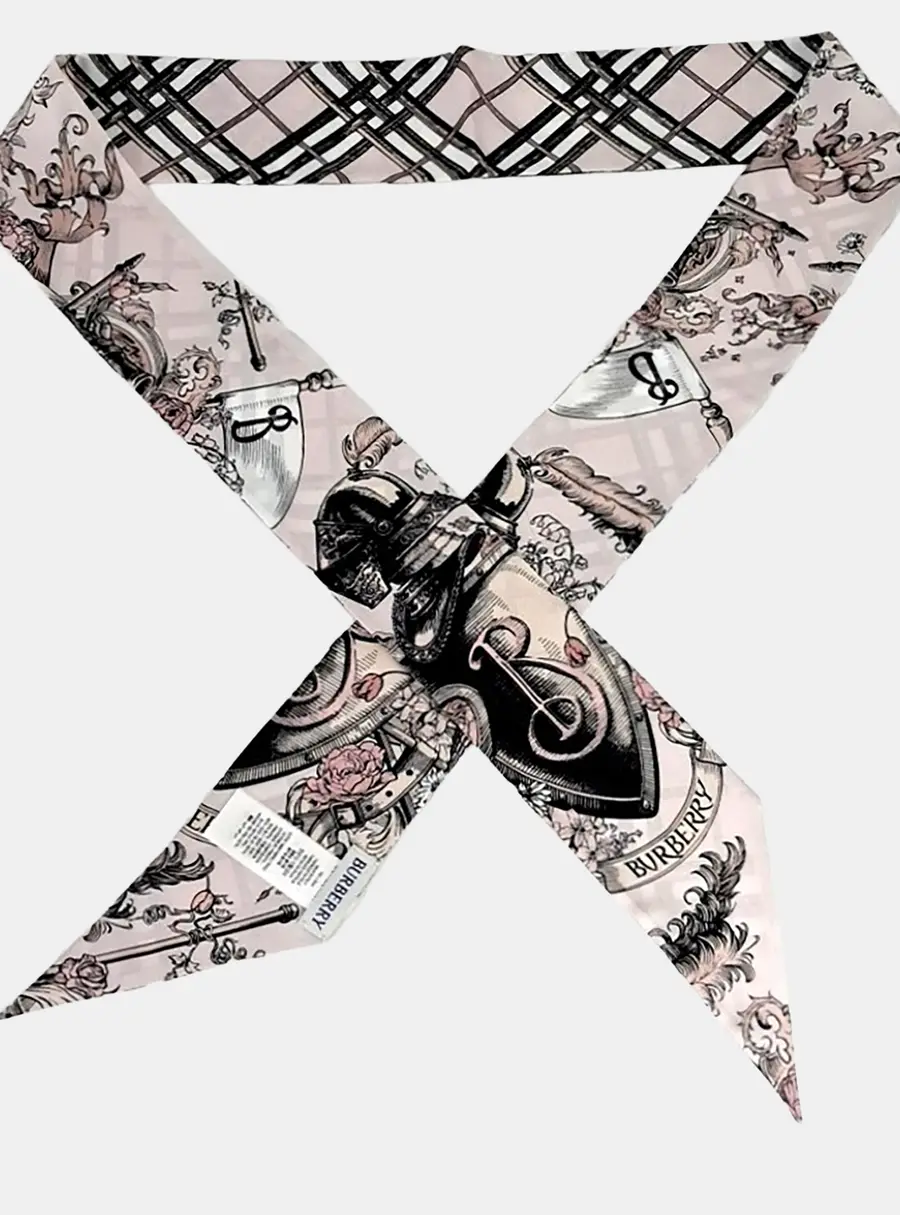 Burberry Silk Multicolor Scarf