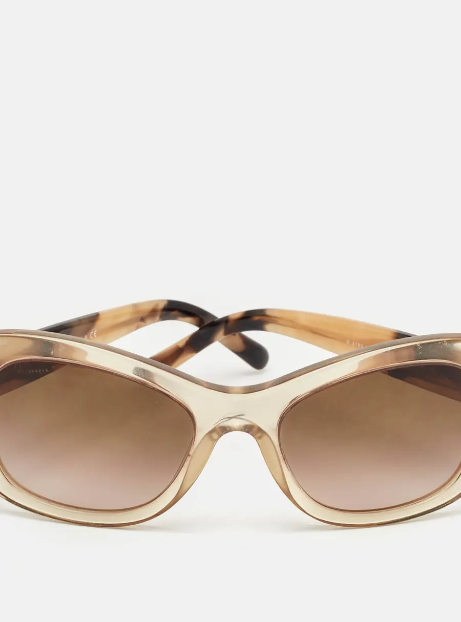 Burberry Beige Gradient B 4189 Frame Cat Eye Sunglasses