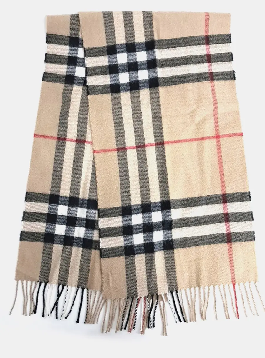 Burberry cashmere multicolor scarf
