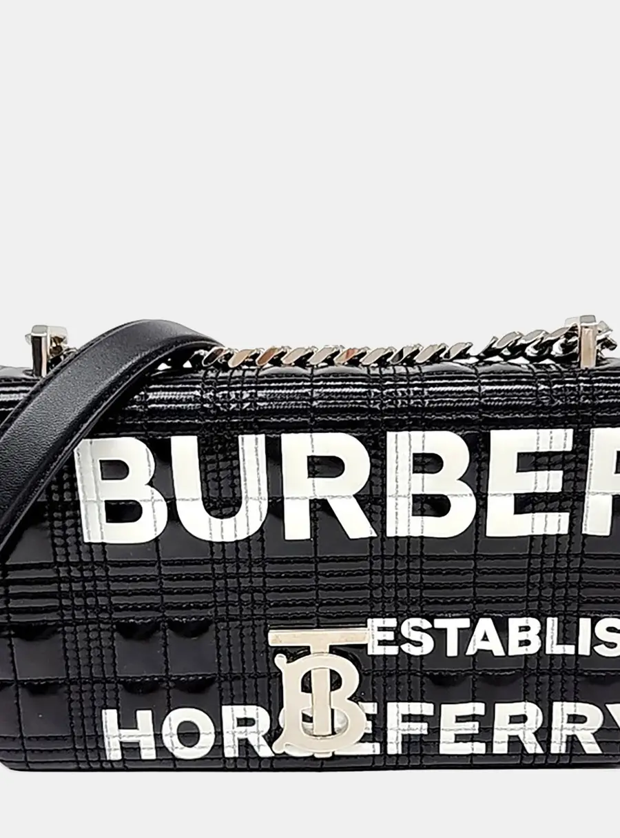 Burberry Black Leather Lola Bag Small