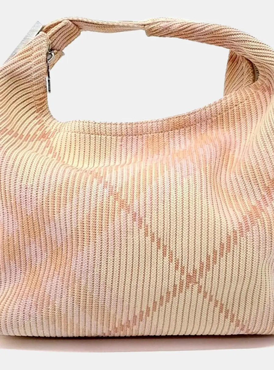 Burberry Multicolor Fabric Peg Duffel Bag Medium