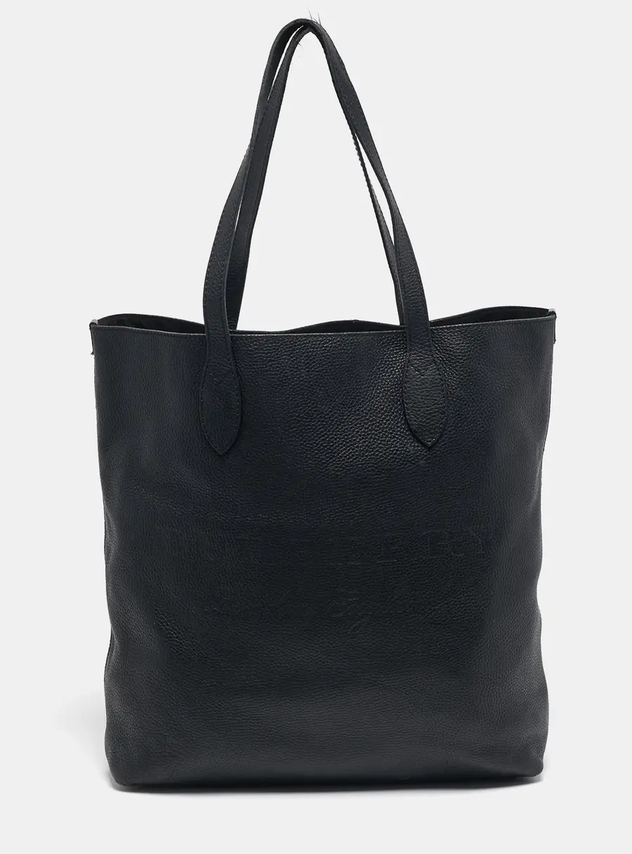Burberry Remington Black Leather Shopper Tote