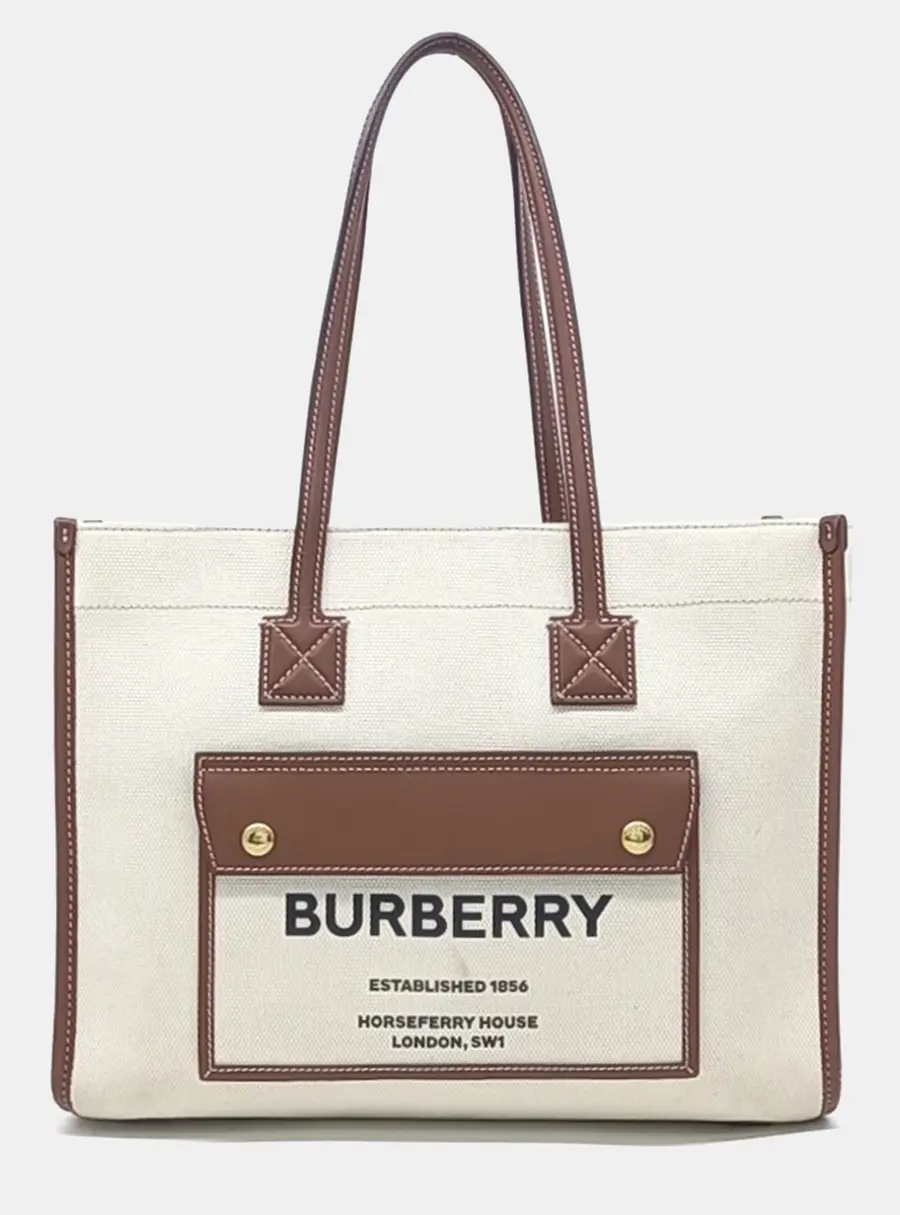 Burberry Multicolor Fabric Freya shoulder bag