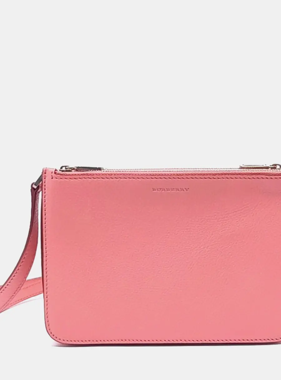 Burberry Pink Leather Crossbody Bag