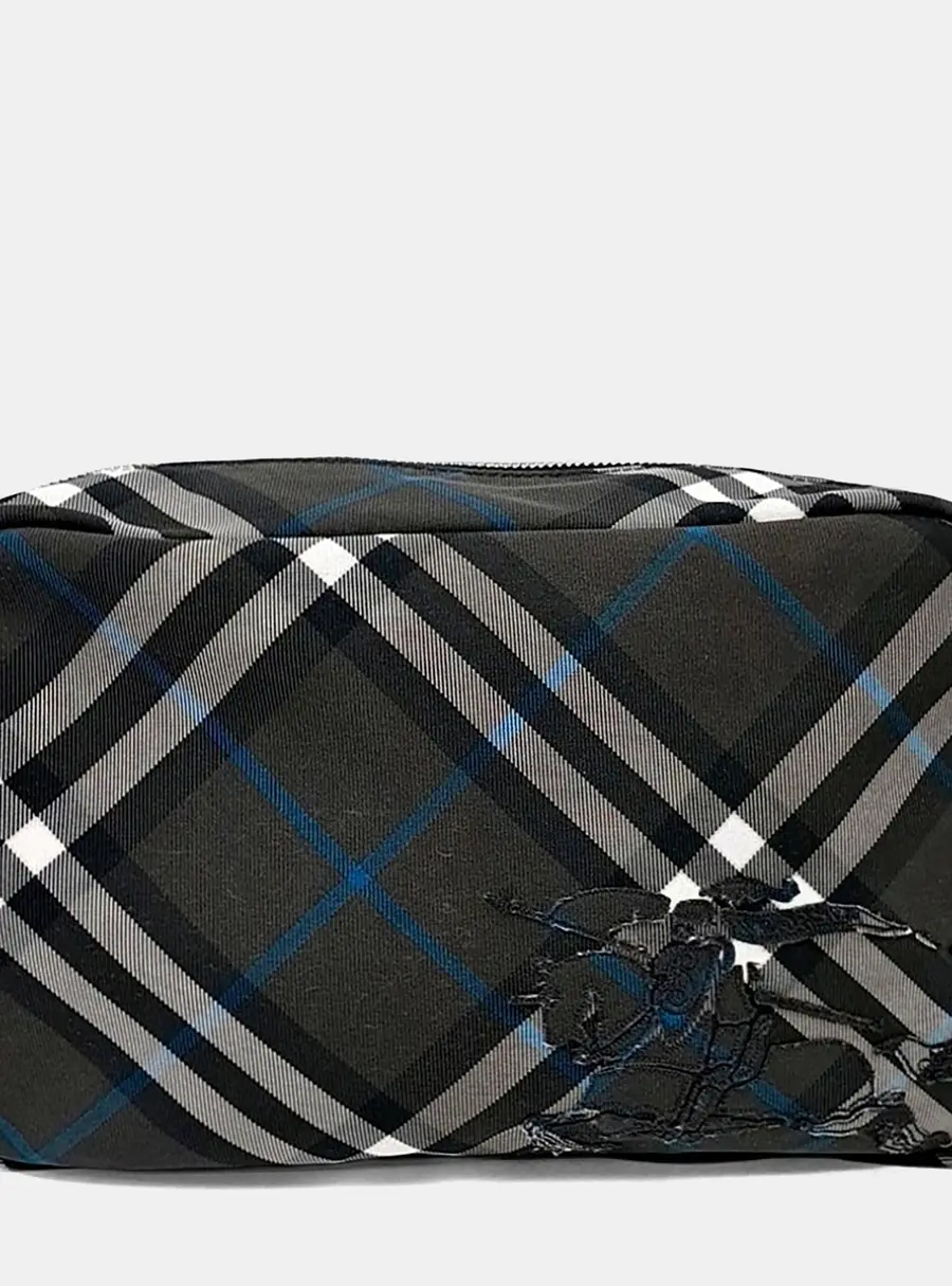 Burberry check messenger bag