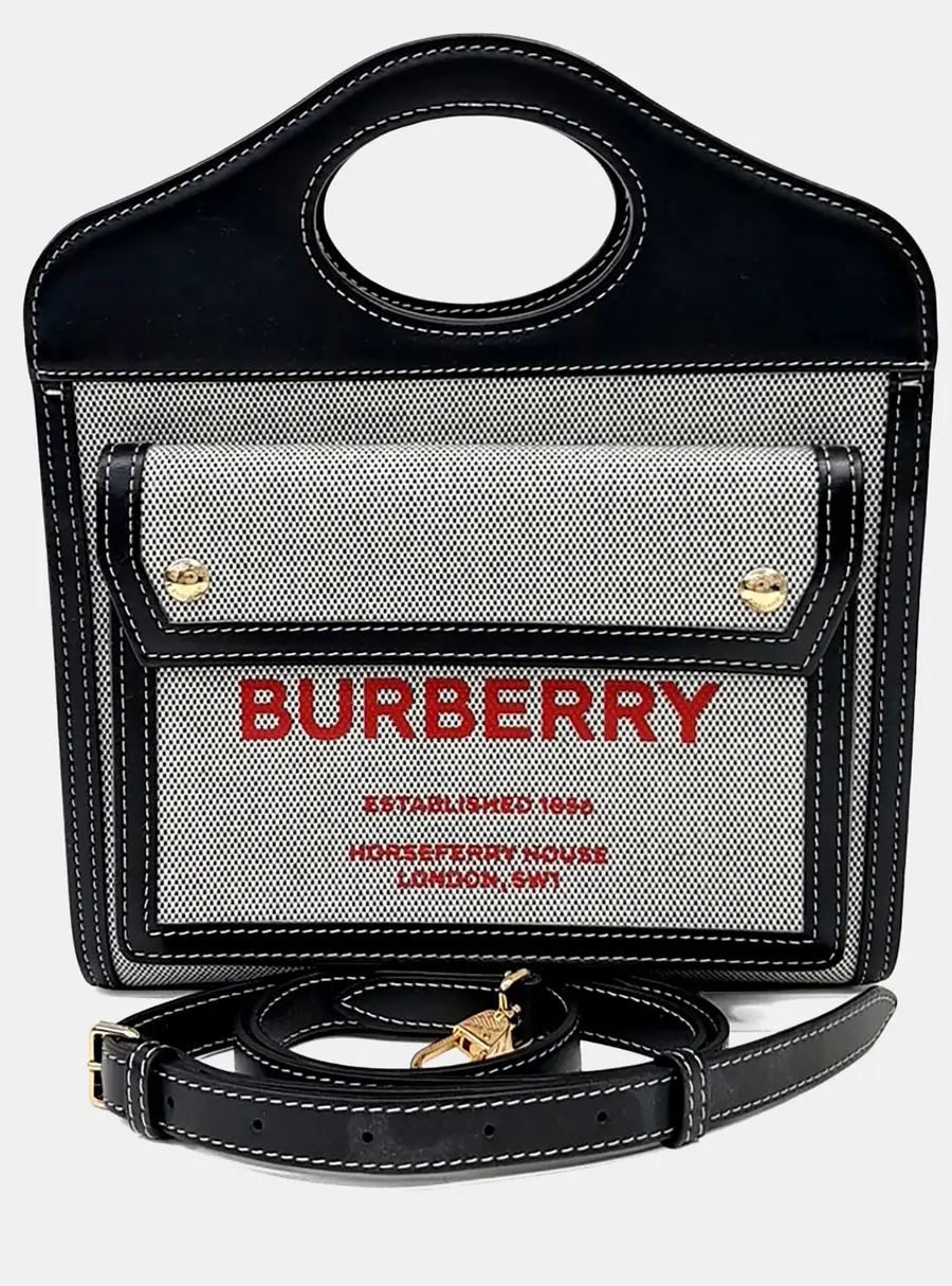 Burberry Multicolor Fabric Pocket Bag Mini