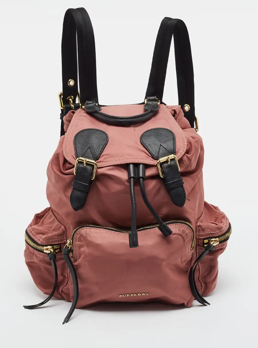 Burberry Rucksack Mauve Nylon Backpack