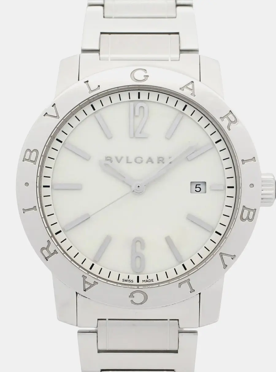 Bvlgari Bvlgari Bvlgari BB41S White Stainless Steel Automatic Women's Watches 41mm