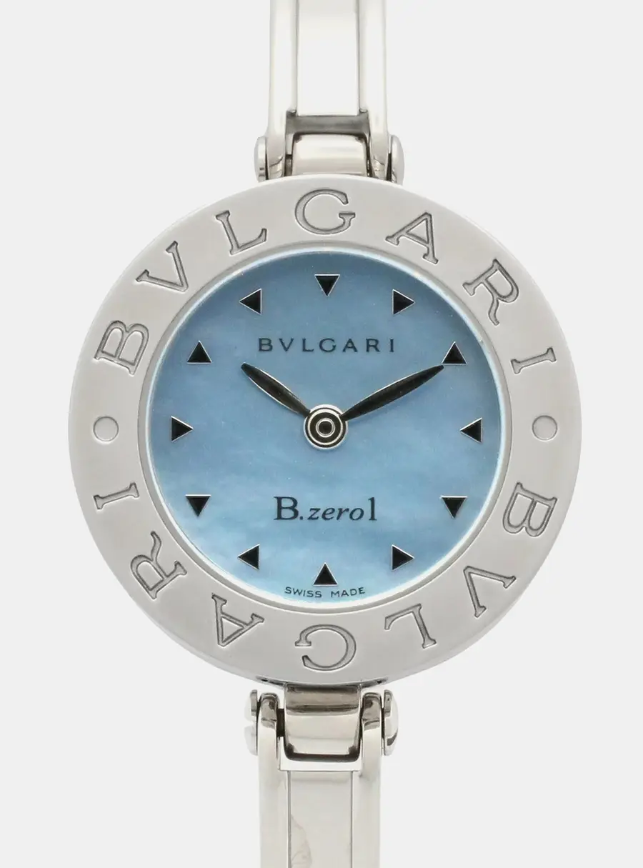Bvlgari B.Zero1 BZ22S Blue Stainless Steel Quartz Women's Watches 22mm