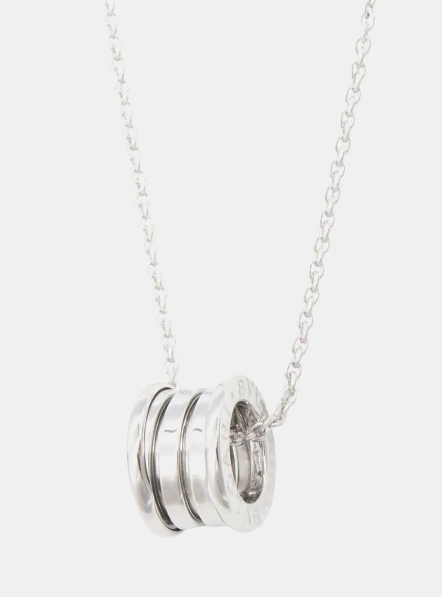 Bvlgari B.zero1 352815 18k White Gold Women's Necklace