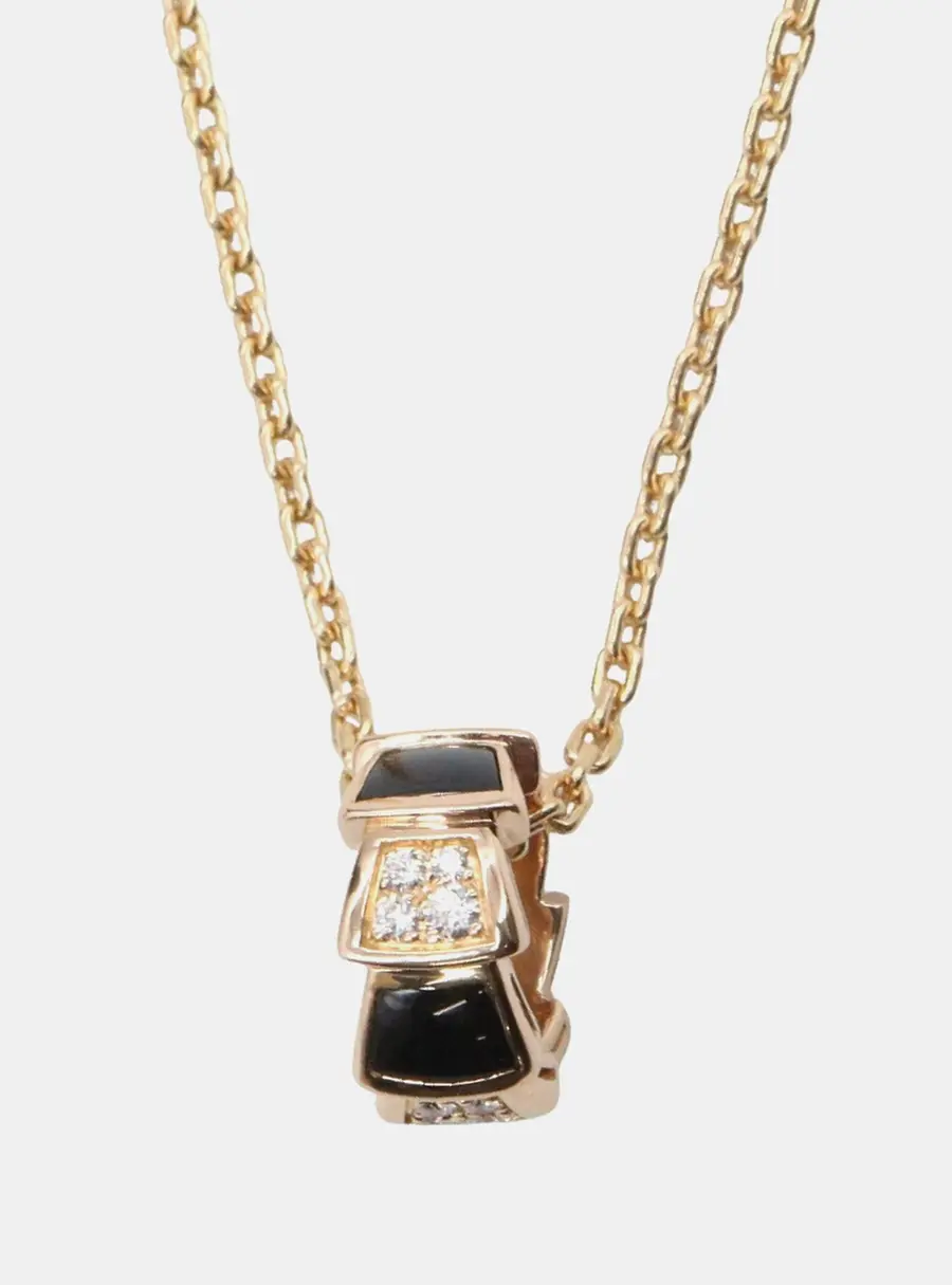 Bvlgari Serpenti Viper 18k Rose Gold Women's Necklace