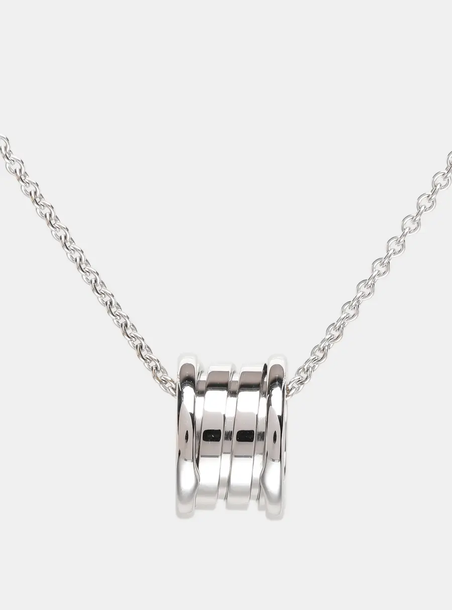 Bvlgari B.Zero1 18k White Gold Pendant Necklace