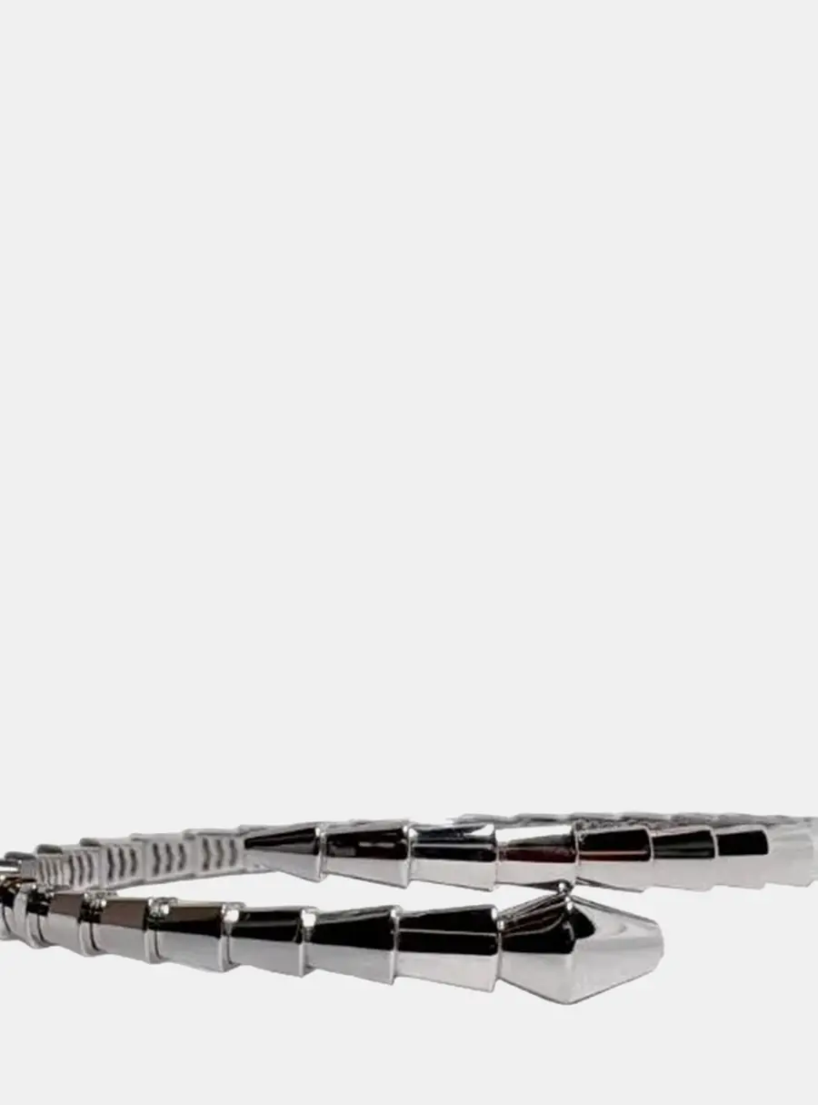 Bvlgari Serpenti Viper 18K White Gold Bracelet