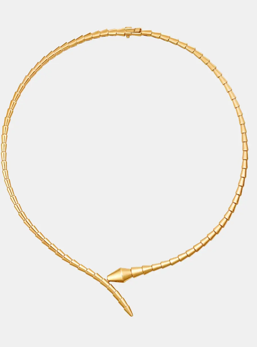 Bvlgari Serpenti Viper 18K Yellow Gold Necklace