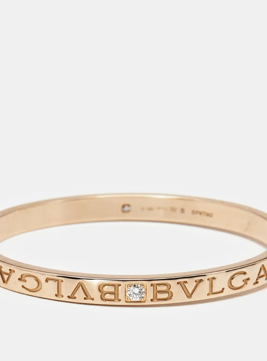 Bvlgari Bvlgari Diamond 18K Rose Gold Bracelet S